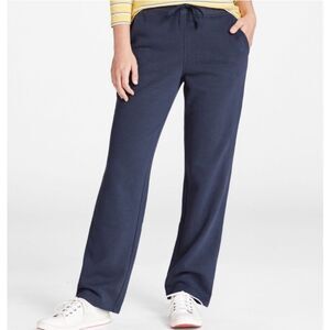L.L. Bean 1912 Sweat Pants Straight Leg Mid-Rise Drawstring Front Pocket Grey Sm